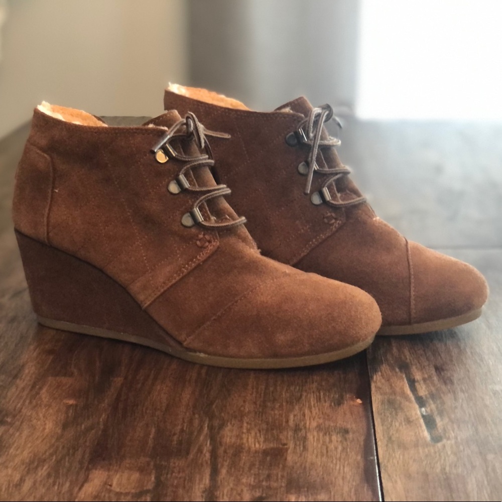TOMS Kayla Wedge Bootie